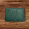Handmade Crazy Cow Genuine Leather Men card holder small Business card holder Leather Card wallet Women credit card ID Holder With Money Chemar.