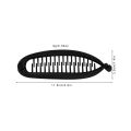 Matte Fish Shaped Hairpin Ponytail Banana Hair Clip Headband For Women Hair Accessories HairgripsTwist Clamp Barrettes Headwear.