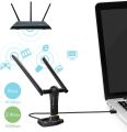 BrosTrend 1200Mbps Long Range USB WiFi Adapter for PC Desktop Laptop of Windows 11/10/8.1/8/7, Wireless Adapter Dual Band 2.4GHz 300Mbps + 5GHz 867Mbps, 2X 5dBi High Gain Antennas, USB 3.0 Cradle. 