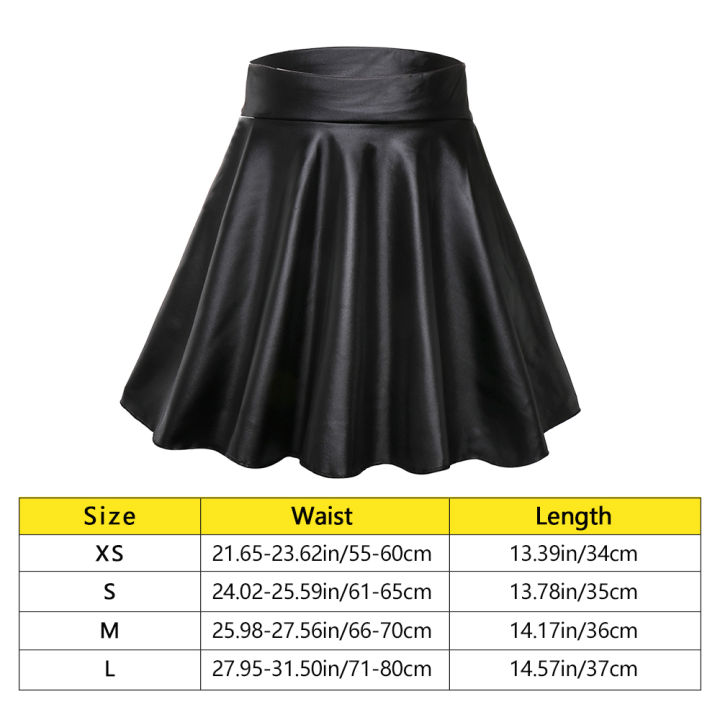 High%20Waist%20Elastic%20Mini%20Short%20Skirt%20Women%20Imitation%20Leather%20Skirt%20Polyester%20Fiber%20Fabric%20-%20Image%202