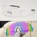 1pcs Unisex New Oversized Rimless Glasses Photochromic Lenses, Lightweight & Durable Eye Protection. 