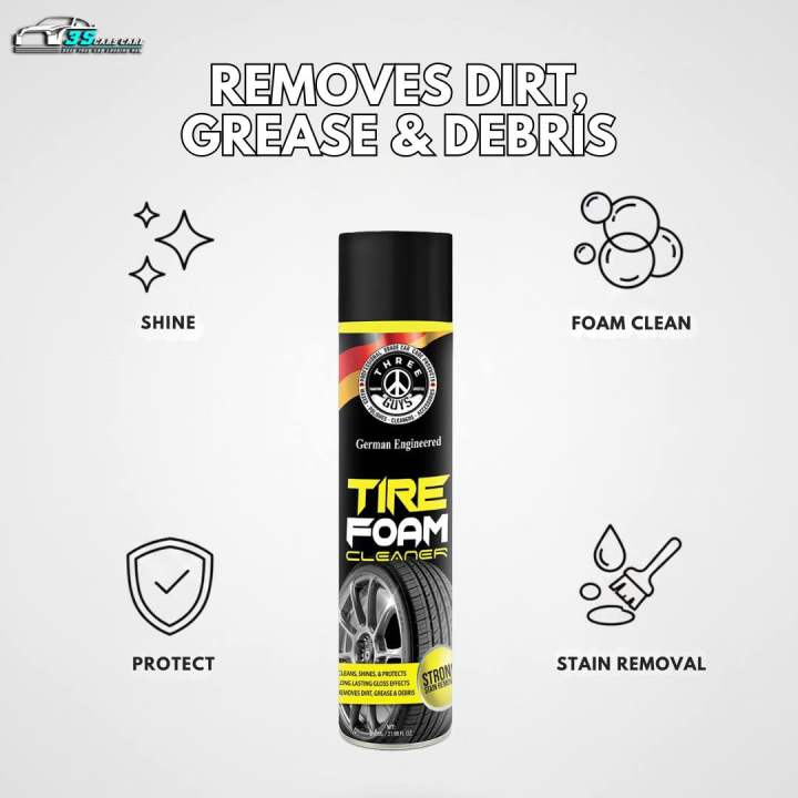 THREE%20GUYS%20Tire%20Foam%20Cleaner%20650ml%20%E2%80%93%20German%20Engineered%20%7C%20Tire%20Polish,%20Tire%20Shiner%20&%20Cleaner%20%7C%20Long-Lasting%20Shine%20&%20Protection%20-%20Image%204