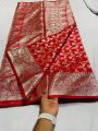 New silk benaroshi saree 12 hat without blouse piec. 