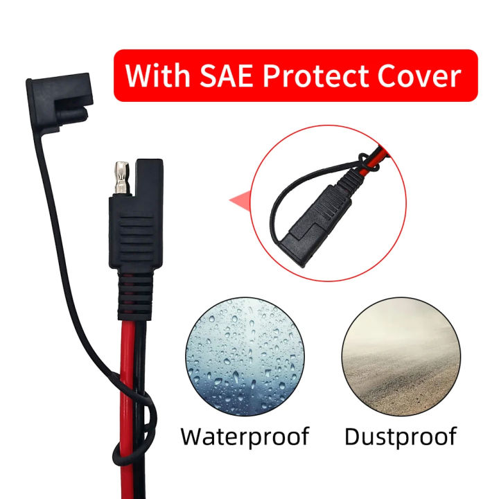SAE%20Cable%20Dust%20Cap(Upgrade)%202%20Pin%20Plug%20Stopper%20Replacement%20%20Waterproof%20Cover%20Lid%20Top%20Protect%20Solar%20Motor%20Harness%20Connector%20-%20Image%204