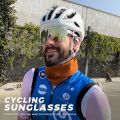SCVCN Outdoor Sports Glasses Cycling Sunglasses UV400 Men and Women Running Mountain Travel Sunglasses Windproof and Non-slip. 