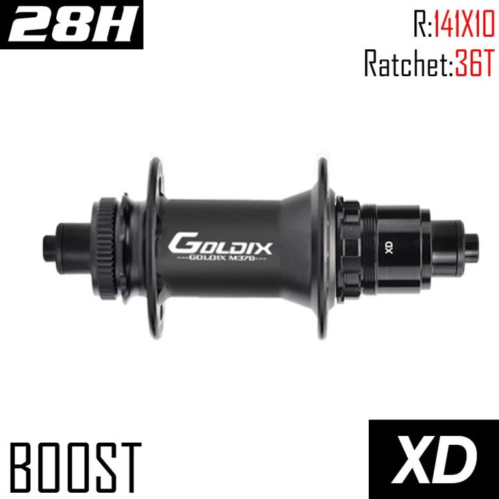 GOLDIX%20GDX370%20Bicycle%20Hub%20Sealed%20Bearing%20Center%20Lock%20Disc%20Brake%20J-Bend%2028%20Holes%20Ratchet%2036T%20BOOST%20MTB%20Hub%20for%20Shimano%20HG%20MS%20XD%20-%20Image%207
