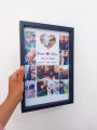 Polaroid Frame Aesthetic / polaroid frames for gift / Custom Home Map Frame / Custom Home Map Frame /Premium Quality Print / A4 Size Frame / Wall hanging frame for gifts / Minimalist Black Modern Frame /. 