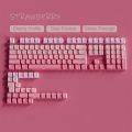 134+ Keys Gradient Gray RGB Backlit PBT Keycaps Custom Double Shot Keycaps for Cherry Gateron MX Switches Mechanical Keyboards. 