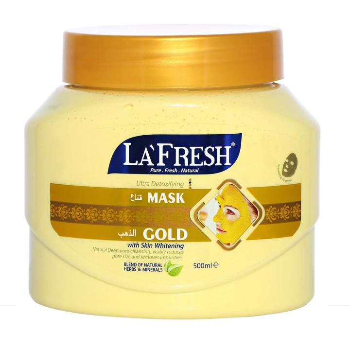 LAFRESH Ultra Detoxifying Gold Mask Skin Whitening 500ML