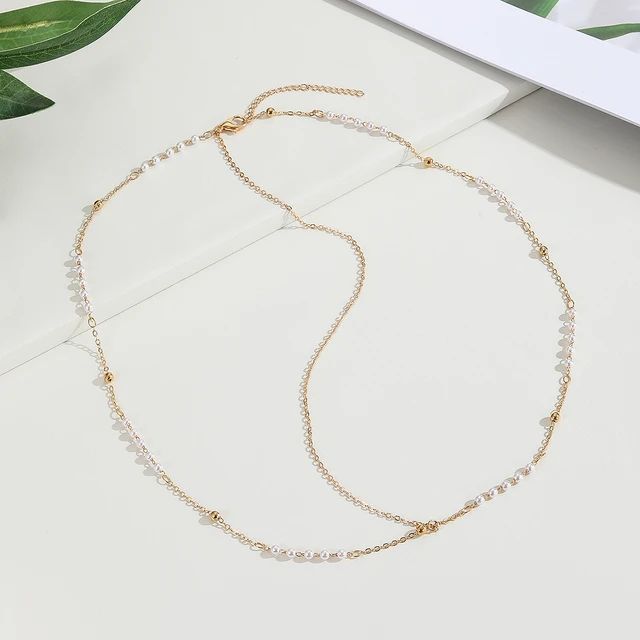 Pearl%20Chain%20Tikli%20Headpiece%20Imitation%20Pearl%20Link%20Chain%20Elegant%20Head%20Forehead%20Accessories%20Bling%20Bridal%20Hair%20Chain%20Women%20Lady%20Aesthetic%20Jewelry%20-%20Image%204