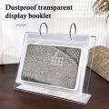 Nail Art Stamping Plate Holder Storage Book with Printed Steel Plates Sticker Card Display Rack And Bag for Nail Art Accessories. 