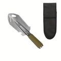 Multifunctional Multitool Small Shovel, Metal Camping Spade Hand Trowel With Wraped Handle For Camping, Outdoor Digging. 