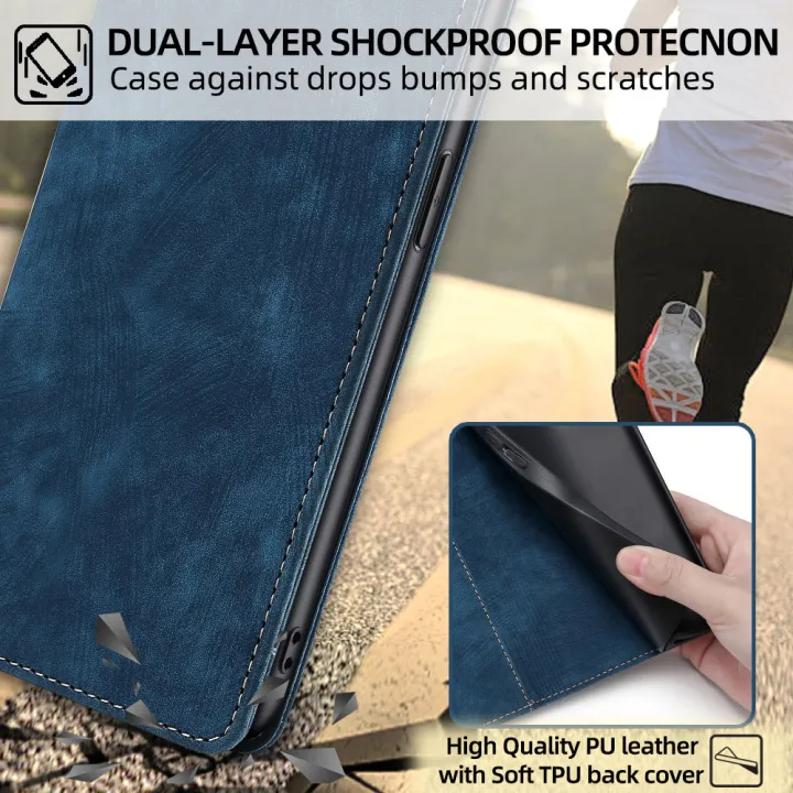 Leather%20Magnetic%20Flip%20Cover%20Phone%20Case%20for%20itel%20A50%20%5BRFID%20Blocking%5D%20Shockproof%20Protection%20Stand%20Holder%20PU%20Leather%20Case%20-%20Image%208
