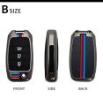 Kia Picanto Metal Key/Remote Cover with Key Chain Premium Quality Imported. 