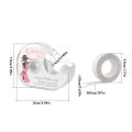 1pc Clear Double Sided Tape Clothing Body Transparent Strong Adhesive Fashion for All Skin Tones Fabric Invisible. 