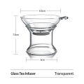 OANKR Glass Tea Strainer for Loose Tea-leaves,Tea Infuser Universal Steeper for Teapots, Mug,Travel Tumblersm,Kitchen Bar Tool. 