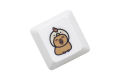 Cute Capybara Keycap Meme Keycap Dye Subbed keycaps for mx stem Gaming Mechanical Keyboards White Shui tun OEM Profile. 