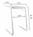 Table Mate 2 Foldable Computer Table - White. 