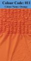 3+2+1 seater sofa cover turkey fabric orange  color. 