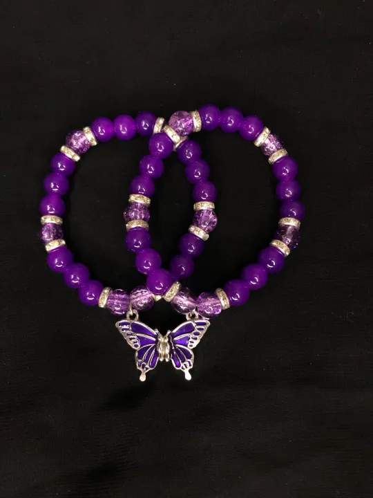 Beautiful%20pink%20and%20white%20butterfly%20charm%20bracelet%20Glass%20beads%20friendship%20bracelet%20for%20couples,%20best%20friends,%20girls%20-%20Image%207
