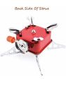 Outdoor Camping Picnic Gas Stove Mini Foldable Gas Burner Cooking Tool Furnace Stainless Steel Manual Butane Gas Stove (1 Burners). 