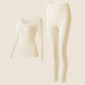 FINETOO Women Thermal Underwear Winter Clothes Set Seamless Thick Layer Warm Lingerie Women Thermal Clothing Set Woman 2 Pieces.