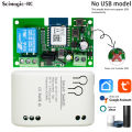 Tuya Smart Remote Control Wireless Wifi Motor Switch Module 7-32V 12V 24V 220V RF Receiver 10A Relay Work With Alexa Google Home. 
