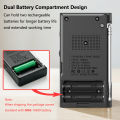 Portable Pocket Radio FM AM SW with Rechargeable Batteries Shortwave 3-Band Mini FM Receiver Radio Supports Earphone Connection.