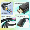Micro HDMI cable 4K 60Hz Bi-direction HDMI to Micro HDMI 2.0 cable adapter for Raspberry Pi 5/Pi 4/GoPro Hero 7 6/laptop Tablets. 