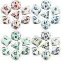 Board Game Accessories Cubes High Quality Acrylic Dice Unique Blood Effect Mixing Colours Effect For Entertainment Table Gaming. 