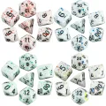 Board Game Accessories Cubes High Quality Acrylic Dice Unique Blood Effect Mixing Colours Effect For Entertainment Table Gaming. 
