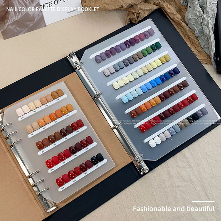 Nail%20Art%20Piece%20Storage%20Book%20Large%20Capacity%20Exhibition%20Photo%20Album%20Card%20Clip%20Display%20Board%20DIY%20Simple%20Album%20Storage%20Book%20-%20Image%204