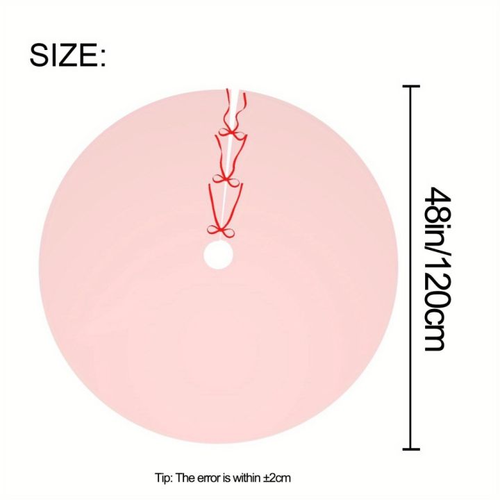 VIKAMA%20Christmas%20Tree%20Skirt%20Pink%20Edition,%20Nutcracker%20Holiday%20Party%20Decor,%20Festive%20Home%20Christmas%20Ornaments%20-%20Image%204