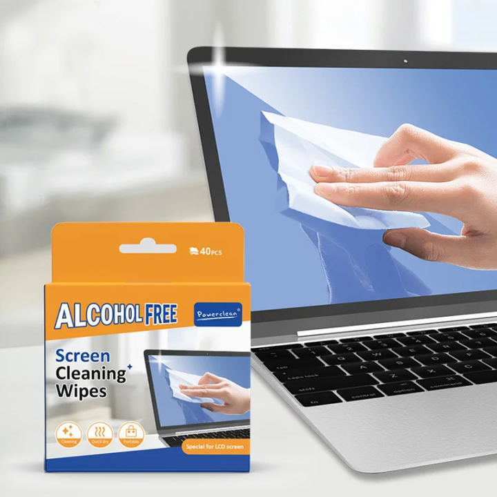 40pcs Dual-Use Screen Cleaning Kit Portable Wipes for Phones Tablets ...