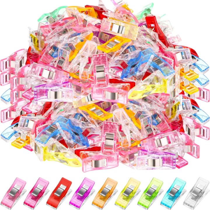 50PCS Sewing Clips Colorful Clips Multipurpose Plastic Craft Crocheting ...