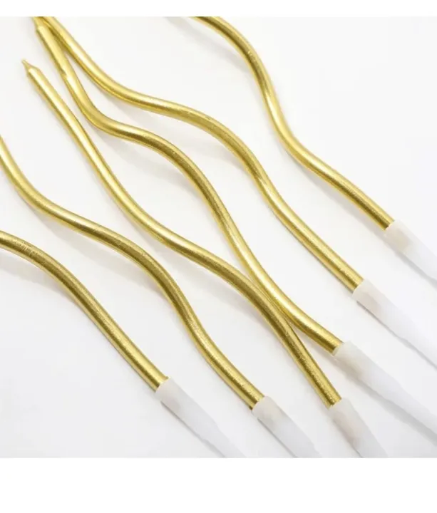 (Pack%20of%206)%20Happy%20Birthday%20Spiral%20Candle%20with%20Holder%20for%20Cake%20-%20Champaign%20Gold%20-%20Image%204