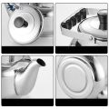 7R0 (Ready to Ship) Tea Pot, Stainless Steel Teapot, Hot Water Kettle, Camping Kettle, Portable Kettle, Tea Maker, 304 Food Grade Stainless Steel Material.. 