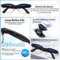 2026 New AI Smart Glasses 800W HD Camera Glasses Photo Recognition Video Record Translation Call Waterproof Sunglasses Men Women.