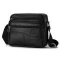Men's Leisure Large Capacity Multi Layer Genuine leather Shoulder Bag High Quality Business Broadband Crossbody Bag For Men. 