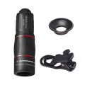 18/28/36X Mobile Phone Camera Lens Clip-On Zoom Monocular Telescope Phone Camera Telephoto Lens for Camping Hunting Sports. 