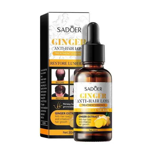 SADOER®️
ginger hair serum Damaged by hot dyeing Triple Shine & Hydrate Hair Serum For Dry serum for hair