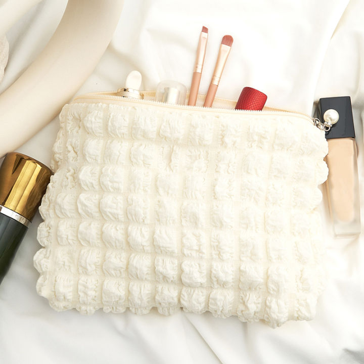 Travel%20Organizer%20Makeup%20Pouch%20%20Portable%20Zipper%20Soft%20for%20Lady%20Girls%20Popular%20%20Boho%20Reusable%20Bubble%20Cloth%20%20Capacity%20-%20Image%203