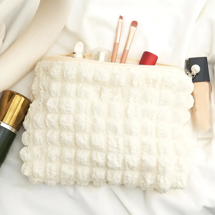 Travel%20Organizer%20Makeup%20Pouch%20%20Portable%20Zipper%20Soft%20for%20Lady%20Girls%20Popular%20%20Boho%20Reusable%20Bubble%20Cloth%20%20Capacity%20-%20Image%203