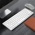 Portable Wireless Bluetooth Keyboard Ultra Thin Quiet Click Keyboard for Smartphone PC Laptop Tablet. 