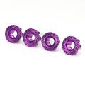 4pcs Aluminum Alloy M4 Tire Nut For 1/10 Rc Wheel Nut Traxxas Trx4 Trx6 Axial Scx10 Hsp Yokomo D90 D110 Slash Rgt. 