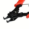4-In-1 Circlip Pliers Set Snap Ring Pliers Multi Crimp Removable Plier Head Retaining Circlip Pliers Hand Tools Multifunctional. 