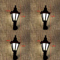 1:87 Scale Model Warm White LED Street Lamp Posts, Dollhouse Ceiling Decor; Miniature Wall Lighting.