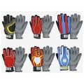 Professional Goalkeeper Gloves Team Logo Child Kids Football Soccer Goalie Gloves Non-slip Thicken Latex Glove Finger Save Guard. 