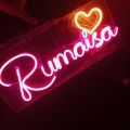 Customized Neon Signs High Quality Neon Lights with Your Name 8 X 18 INCHES WITH 1.5A ADAPTER. 