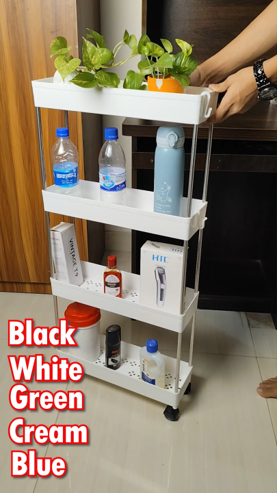 Gap Storage Rack Narrow Type Multi Purpose Gap Storage Trolly Rack Multifunctional ...